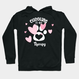 Cuddling Is My Therapy Hoodie